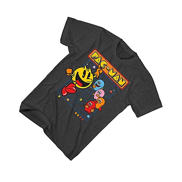 Pac-Man Official Pacman Video Game Shirt - Namco Atari Official T-Shirt - Image 5