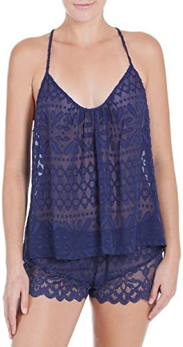 INBLOOM In Bloom by Jonquil Lace Trim Chiffon Pajamas (Large)