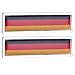 TK-KLZ 2Pcs 3D Metal Germany Flag Car Side Fender Rear Trunk Emblem Badge Decals for Volkswagen VW BMW Mercedes Benz AMG Audi Porsche Decorative Accessory