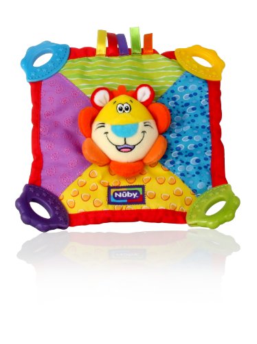 Nuby Plush Teething Blankie, Characters May Vary