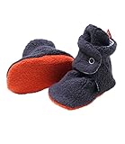 Zutano Newborn Unisex - Baby Fleece Bootie - Baby Fleece Bootie - NAVY/PERI CANDY 18M