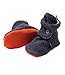Zutano Baby Contrast Cozie Booties Navy & Periwinkle Stripe 18 Months