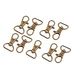 uxcell Metal Luggage Bag Band Strap Rotary Swivel
