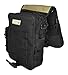 HAZARD 4 Kato: iPad/Tablet Mini-Messenger Bag w/MOLLE - Black, 12 x 5.2 x 13.5