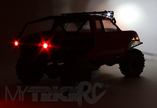 Genuine MyTrickRC -MYK-OR3 Off Road Rock Crawler Light Kit, System Includes Multi-Function Controller - 2 Headlights, 2 Front Orange Lights, 6 Driving Lights, and 2 Tail/brake Lights.