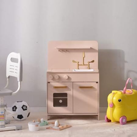 Amazon おままごと キッチン 木製 調理器具付き ままごとセット 誕生日 台所 知育玩具 子供用 子供 収納 まねっこ コンロミニキッチン おもちゃキッチン キッズ ベビー プレゼント セット おもちゃ