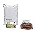 KORAM Drip Irrigation 1/4 Blank Distribution Tubing Drip Watering Hose 50ft Roll with Plant Tag, Brown
