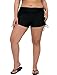 Attraco Women's Plus Size Swim Shorts Solid Swim Bottom Beach Swim Board Shorts