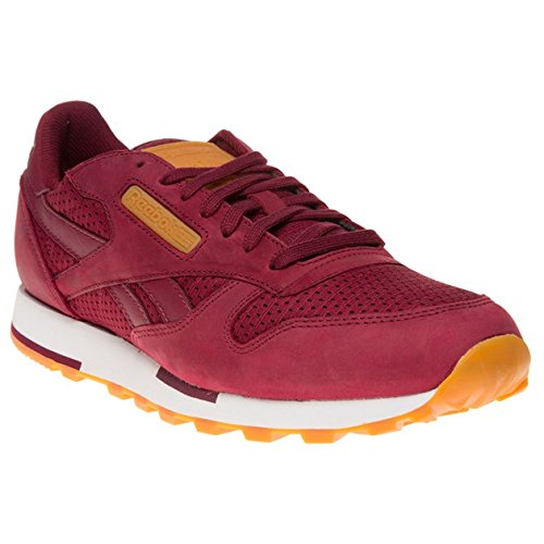 reebok classic leather bambino rosso