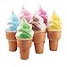 Bingole 1PC Random Color Super Cute Jumbo Torch Ice Cream Squishy Sundae Squeeze Toys Bag Cell Phone Strap Charms
