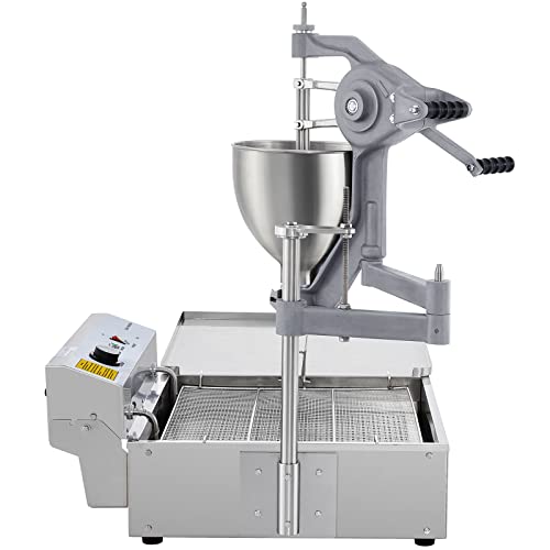 VEVOR Donut Fryer Manual Commercial Mini Donut Maker 9L Capacity Hopper