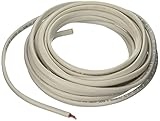 Woods 63946821 25' 14-3 NMW/G Wire, White, 25 Foot