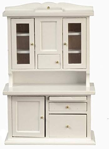 Dolls House White Flour Bin Dresser Hoosier Larder Cabinet Kitchen Furniture Dollhouse Accessories Amazon Canada