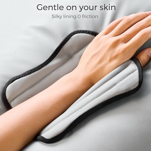 FREETOO Carpal Tunnel Wrist Brace Pro, Single-Pull Wrist Support for Sleeping with S Shape Splint, Lightweight Hand Brace for Women Men, Tendonitis, Arthritis Pain Relief, Black/Light Gray(Right,S/M)