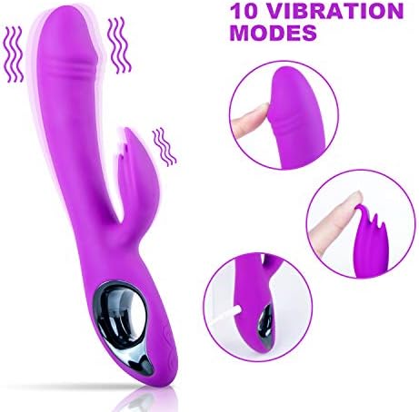 Waterproof Silicone Vǐ^Bra^tör with Stimulator g^spöt Vǐ^Bra^tör for Female