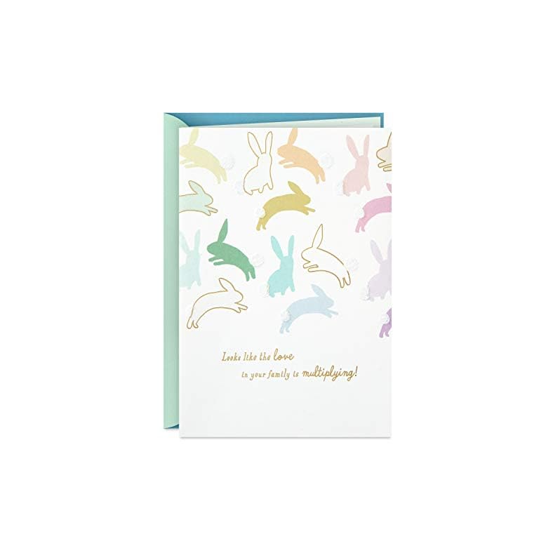 Hallmark Baby Shower Card for Twins or Triplets (Love Multiplying)