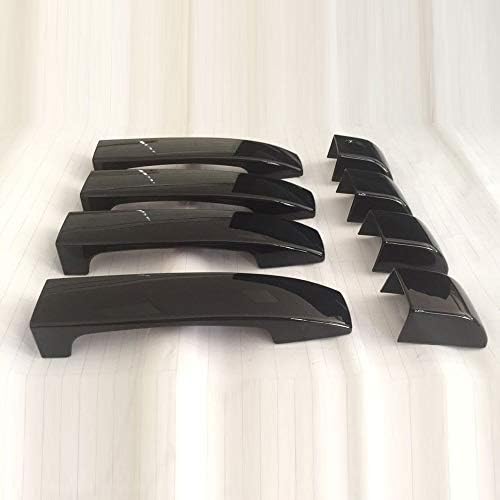 Gloss Black ABS Door Handle Covers Trim for Land Rover Range Vogue L322 02-12 Black