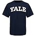 New York Fashion Police Yale T-Shirt Bulldogs Arched Logo Tee Blue XL