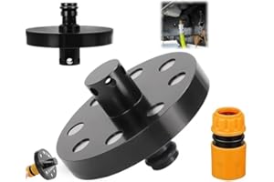 Liahelianx High Pressure Washer Chassis Cleaner Flusher Kit with 6 Water Outlets,Magnetic 360°Spinning Nozzle for Truck,SUV,C