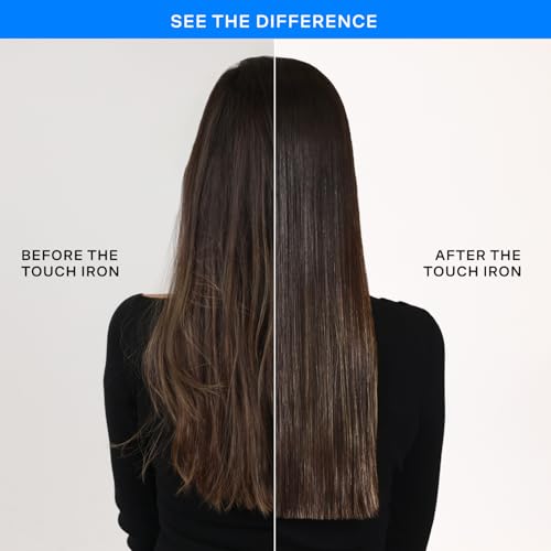 CLOUD NINE The Touch Iron Hair Straightener | Variable Temperature Control Quick Heat Touch Technology Ceramic Floating Plates Spring Flex Styling