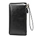 Cell Phone Bag, Dteck PU Leather Touch Screen Crossbody Bag Phone Wallet Pouch with Shoulder Strap Wristlet for iPhone SE 5 6 7 Plus, Samsung S4 5 6 7, J3 4 5 and Smartphone Under 6.3 inch, Black