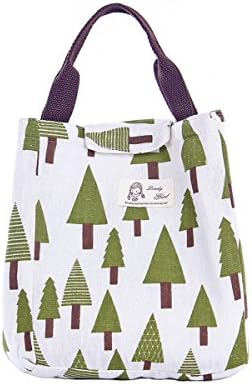 Lunch Bag, Lunch Box with Insulated Liner. Canvas Tote Lunch Bags for Women, Kids, Girls and Adults. Big Cute Waterproof Tiffin Boxes for School, Work, Beach, Travel, Shopping etc.
