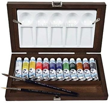 Van Gogh Caja de Madera – Juego de Pintura Acuarela Set con 5 ml Tubos: Amazon.es: Hogar