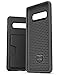ENCASED Galaxy S10 Plus Wallet Case with Protective Card Holder Slot (Samsung S10+) Black