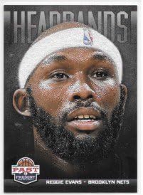 Reggie Evans 2012-13 NBA Panini Past and Present Headbands Brooklyn Nets Insert Card #23