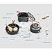 Overmont Ultralight Camping Cookware Set Outdoor Cooking Mess Kit Pots Pans Camp Kettle Portable for Backpacking Hiking Trekking Picnic Fishing Mountaineeringthumb 1