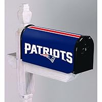 Team Sports America NFL New England Patriots 2MBC3818New England Patriots, Mailbox Cover, Blue