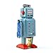 Catnew Cute Vintage Mechanical Clockwork Wind Up Metal Walking Robot Toy Children Kids Gift
