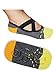 Lupo Women's Striped No Slip Yoga Socks