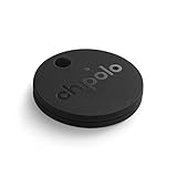 Chipolo Classic Bluetooth Key Finder and Phone Finder - with Replaceable Battery - Black