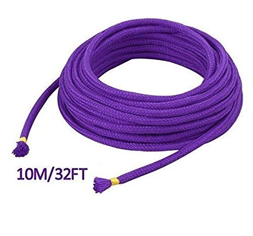 32 Feet 10M Soft Twisted Cotton Rope (1PK Purple)