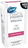 Secret Clinical Strength Clear Gel Antiperspirant & Deodorant, Powder Protection 1.6 oz