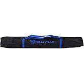Rockville RVSS4A Zippered Heavy Duty Nylon Carry Bag for Speaker Stands | Nylon Handles, Reinforced Construction, Fits RV4SSA and Similar Stands, Compact, 43.3 x 4.7 x 4.7 IN