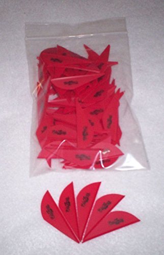 Blazer Arrow Vanes (Bohning) Red w/Logo Pkg/50