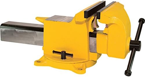 Yost High-Visibility All Steel Utility Combination Pipe and Bench Vise - 6in. Jaw Width, Model# 906-HV