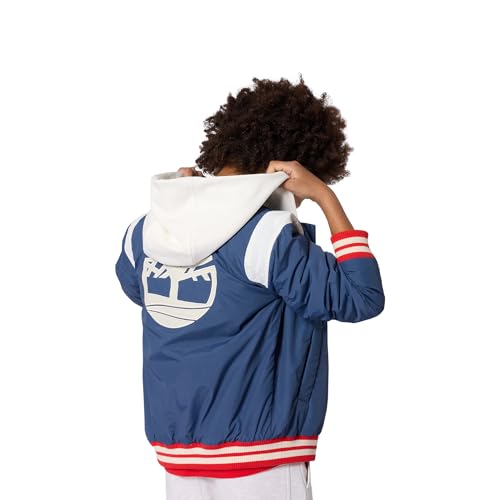 Timberland Chaqueta con capucha para niño, azul, 4 años