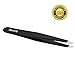 Tomiya Stainless Steel Slant Tweezers (black2)