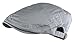 Men's Cotton Flat Cap Ivy Gatsby Newsboy Hunting Hat, Grey, One Size