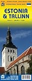 Estonia 1:400,000 & Tallinn 1:8,000 Travel Map by