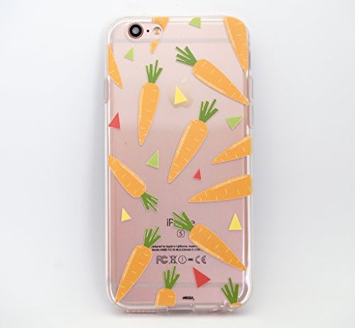 Milkyway Cases CARROTS Clear TPU Cell Phone Case for iPhone 6 / 6S (4.7")
