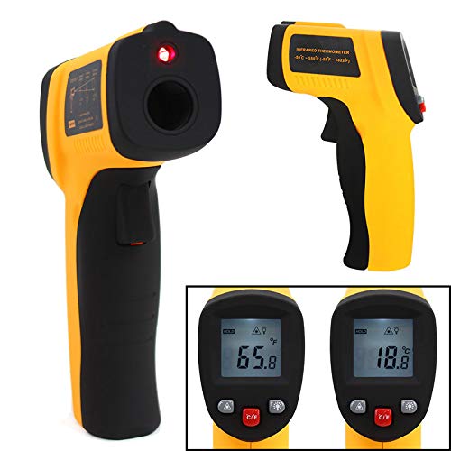 XtremepowerUS Noncontact Temperature Gun Infrared Thermometer with