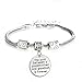 Love Between a Grandmother and Grandson is Forever Bracelet - Personalized Jewelry Gift - 10’’