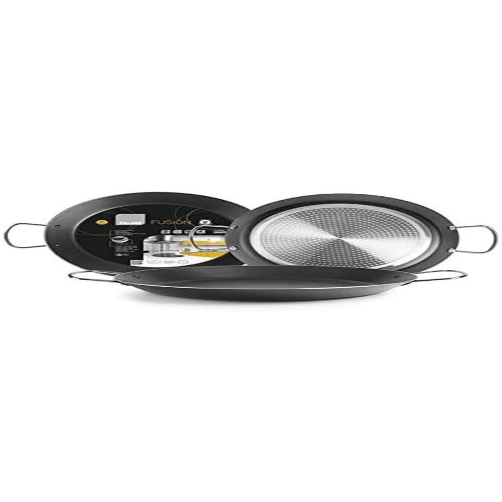 IBILI Fusion Paella Pan, 34 cm, Aluminium, Non-Stick, 6 Servings, Suitable for Induction Hobs