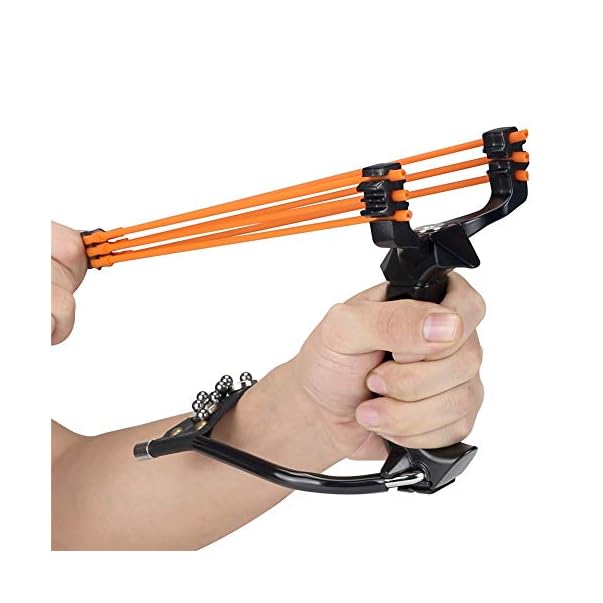 Easimgo Professional Slingshot Set, Y Shot Hunting Slingshot for Adults