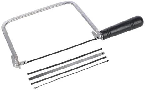 170mm Coping Saw - 5 Assorted Blades - 360 Degree Blade Adjustable