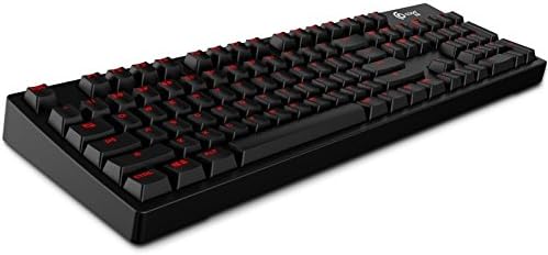Cidoo CD302 Mechanical Gaming Keyboard - Flaretech Prism Optical Switch - Fastest & Paragraph Similar Blue - Magnetic Suction Panel –Red Backlit – Black